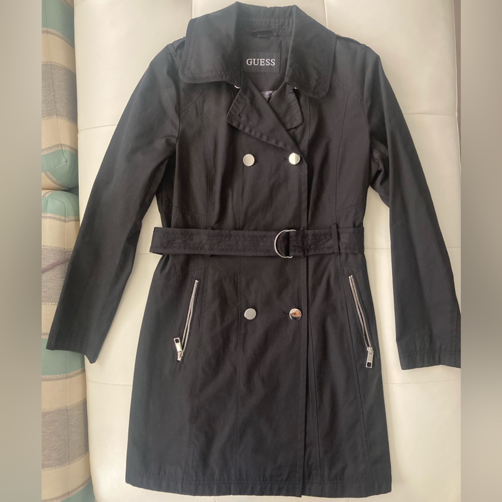 NWOT Guess Knee Length Coat Womens Size Large